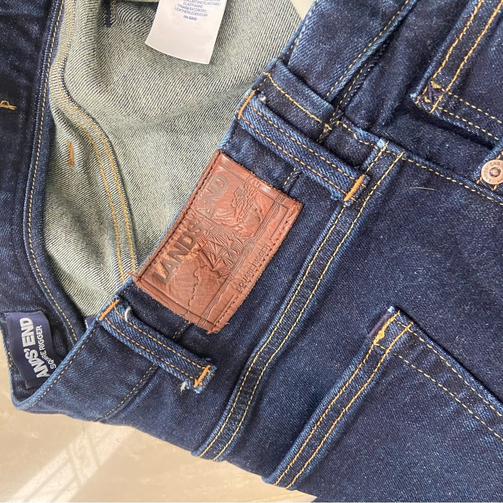 Lands’ End Square Rigger Men’s Jeans - Picture 6 of 8